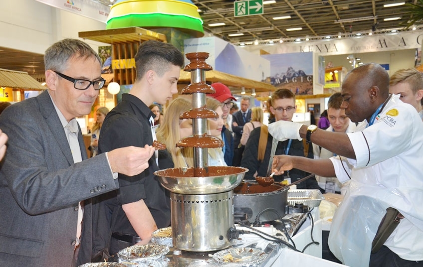 Deuxième journée de la participation de la Côte d’Ivoire à la 51ème édition du Salon International du Tourisme de Berlin (ITB) : Visite des stands et atelier chocolatier au menu